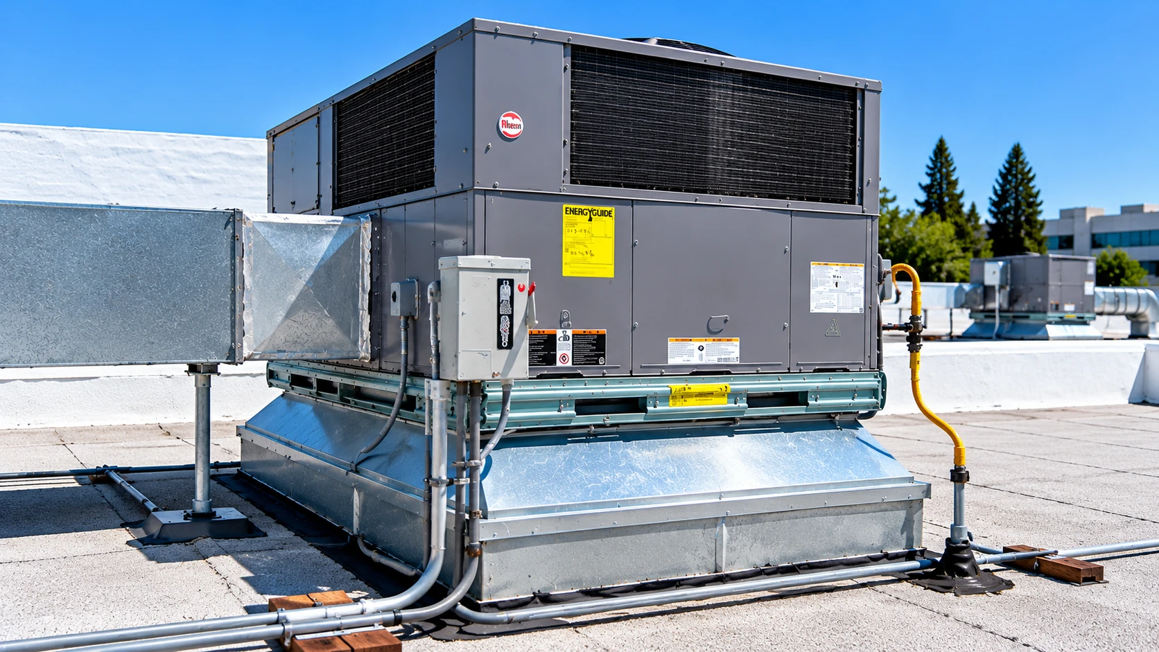 Commercial rooftop package unit